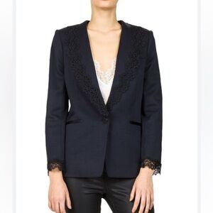 The Kooples Stretch Tuxedo Blazer Jacket